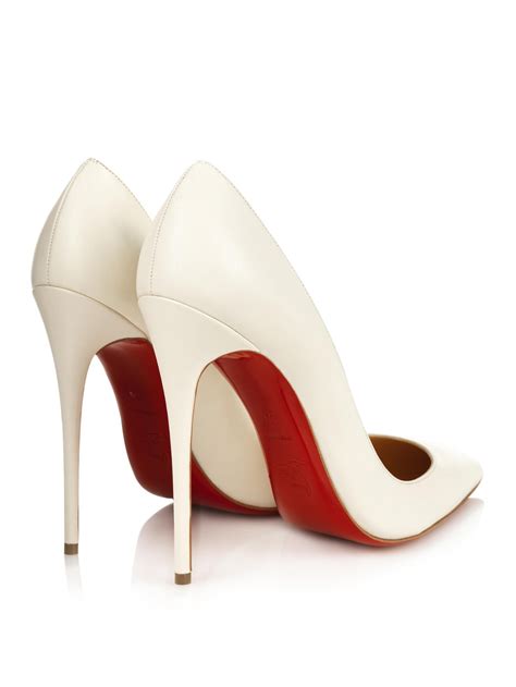 christian louboutin white heels.